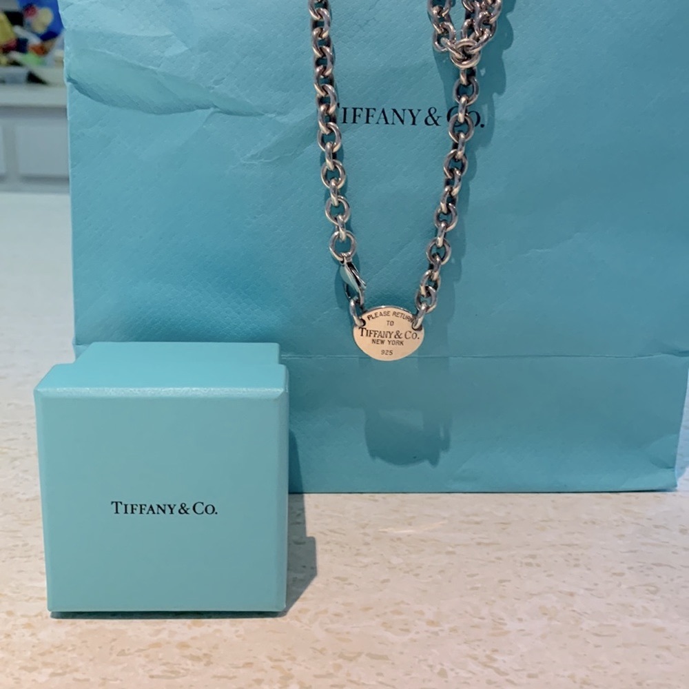 Tiffany & Co.100% selling Authentic SS selling SETS only Necklace & Bracelet❤️ - Picture 11 of 11